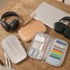 Waterproof Document Storage Pouch Large Capacity Passport Protective Cover Ticket Organizer  Travel