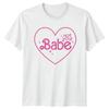 Not Your Babe Feminist Heart TShirt Slogan Quote Tee Gift