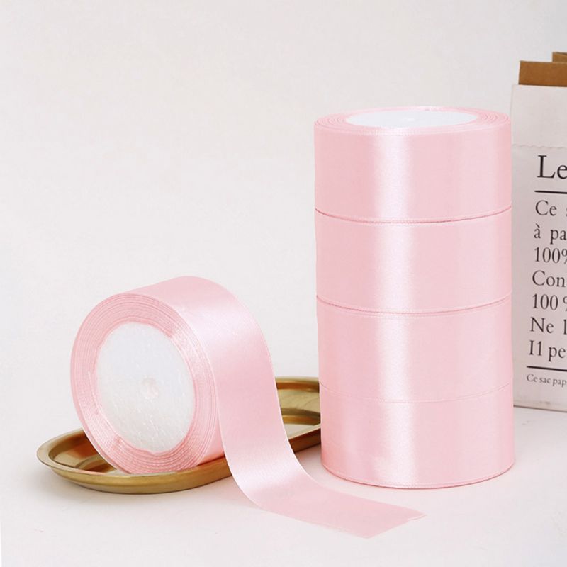 22 метра/рулон 4 см атласная лента для поделок бант подарочная упаковка банты изготовление цветочных букетов своими руками венки вечеринка свадебный декор