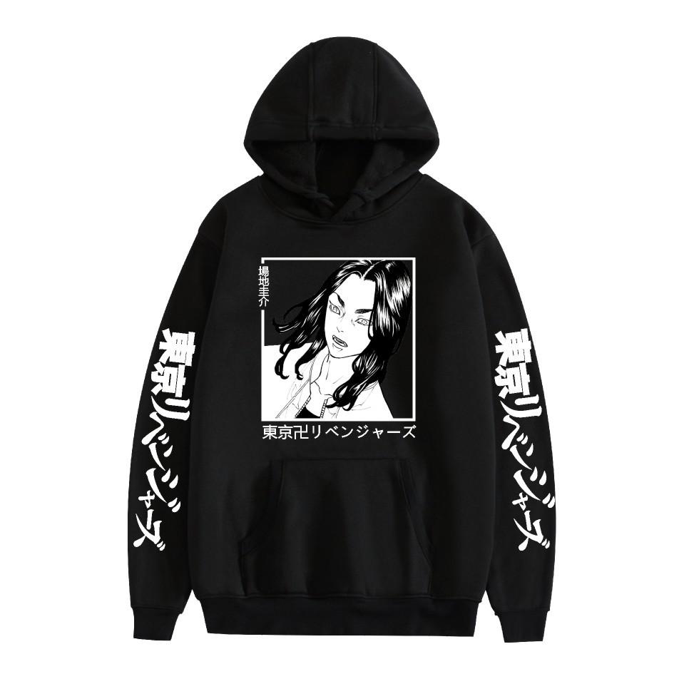 Новый модный повседневный свитер с капюшоном с принтом аниме