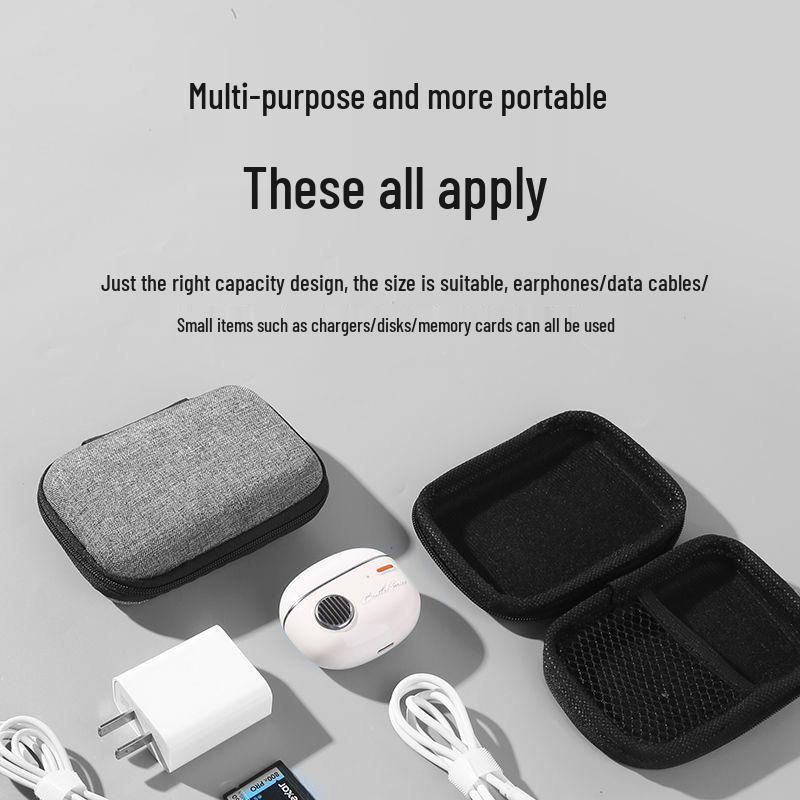 Multifunctional Cable Organizer: USB Flash Drive, Earphone, Charger, Dustproof Storage Case