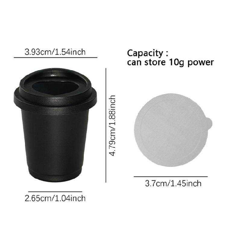 Plastic Refillable Cup Reusable Coffee Cups Refillable Coffee Brewing Tool