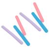 6PCS Silicone Wax Stick Nonstick Reusable Cosmetic Spatula Facial Mask Stirring Rod for Hair Removal Mixing Sampling