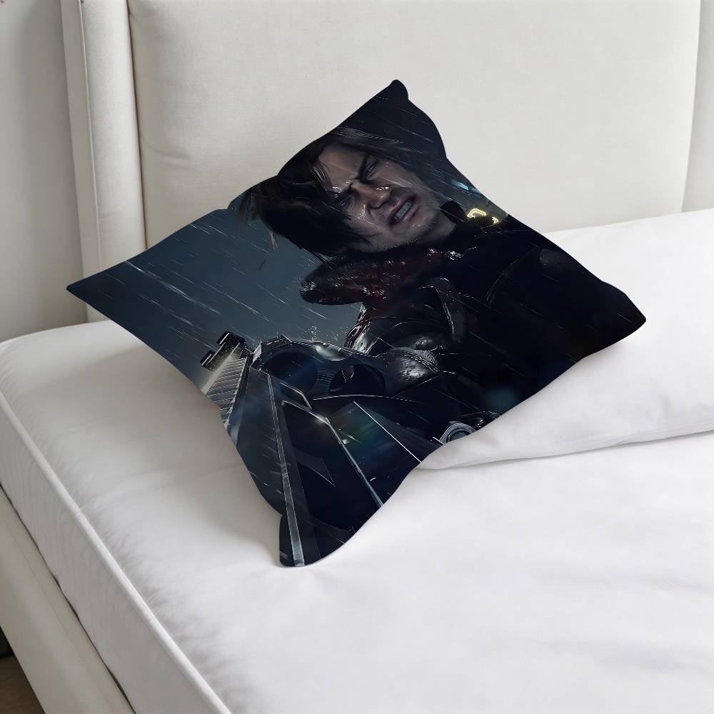 LLeon S Kennedy RRE Decorative Square Pillow Cover Soft Comfortable Pillow Case Sofa Bed Home Decoration
