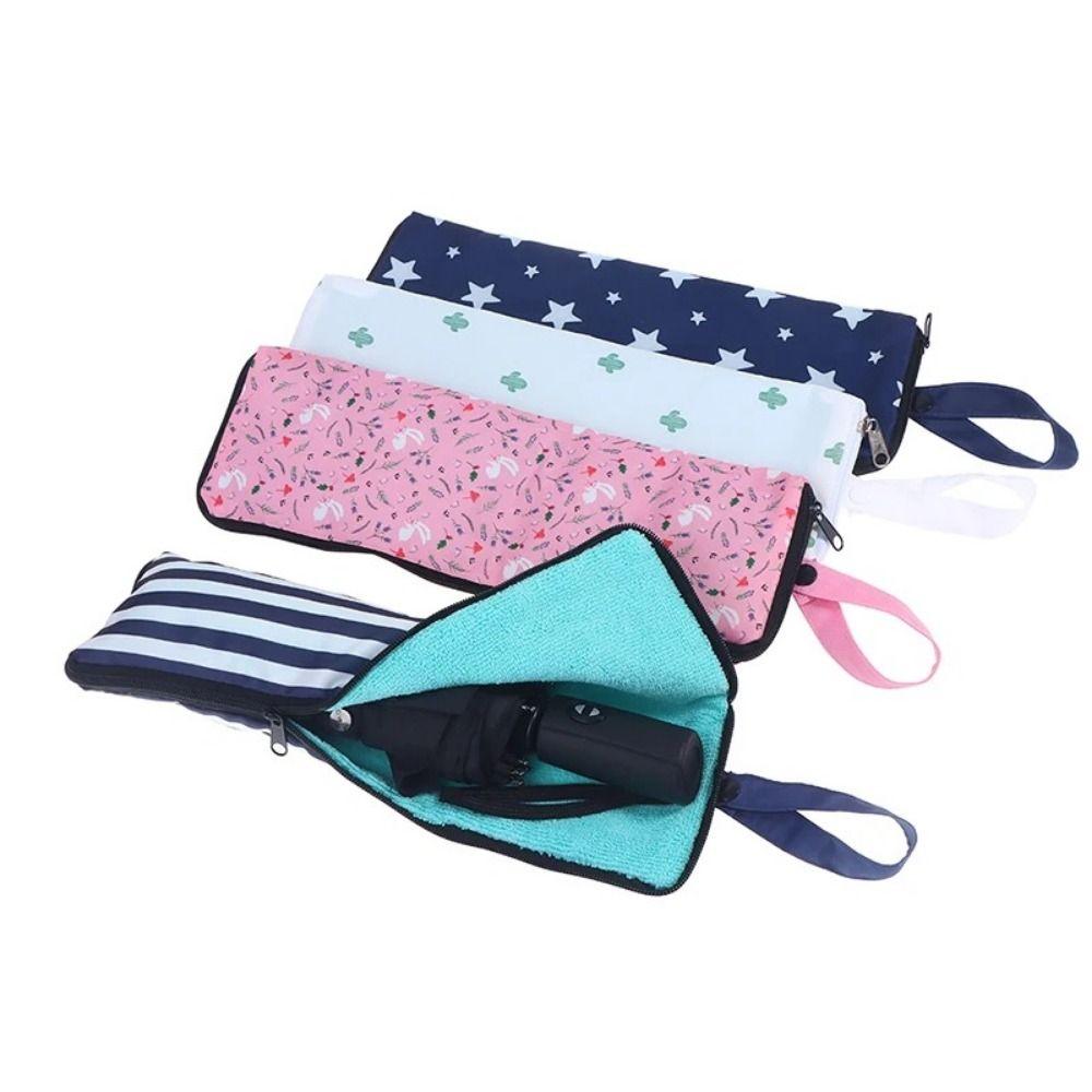 Сумка для хранения зонта с принтом Водонепроницаемый чехол для хранения зонта Чехол для складного зонта Для улицы