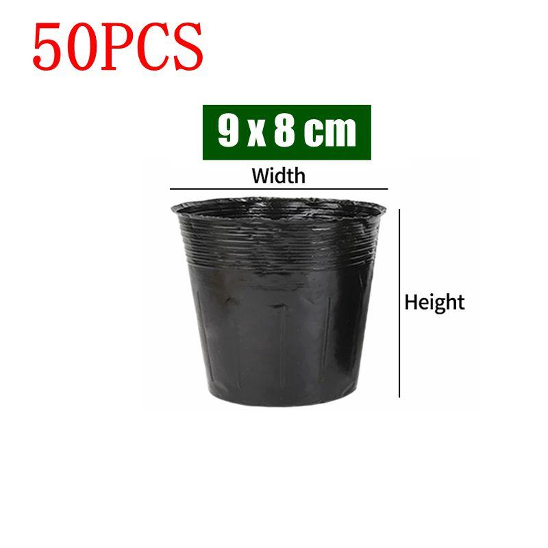 10/100PCS Garden Seedling Planting Cup Disposable Plants Nursery Pots Nutrition Bag Seed Pots Flowerpot Garden Accessories