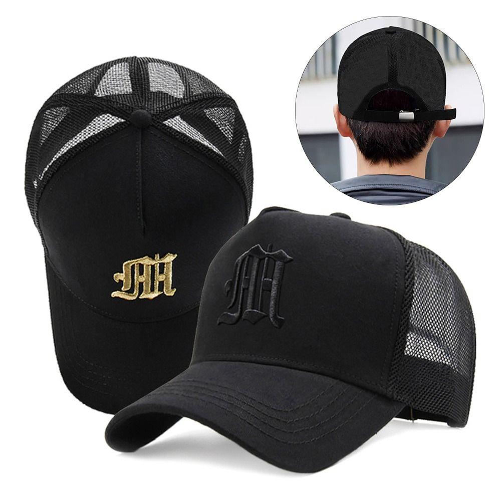 Mesh Summer Baseball Cap Hip Hop Trucker Cap Casual Sports Cap Outdoor