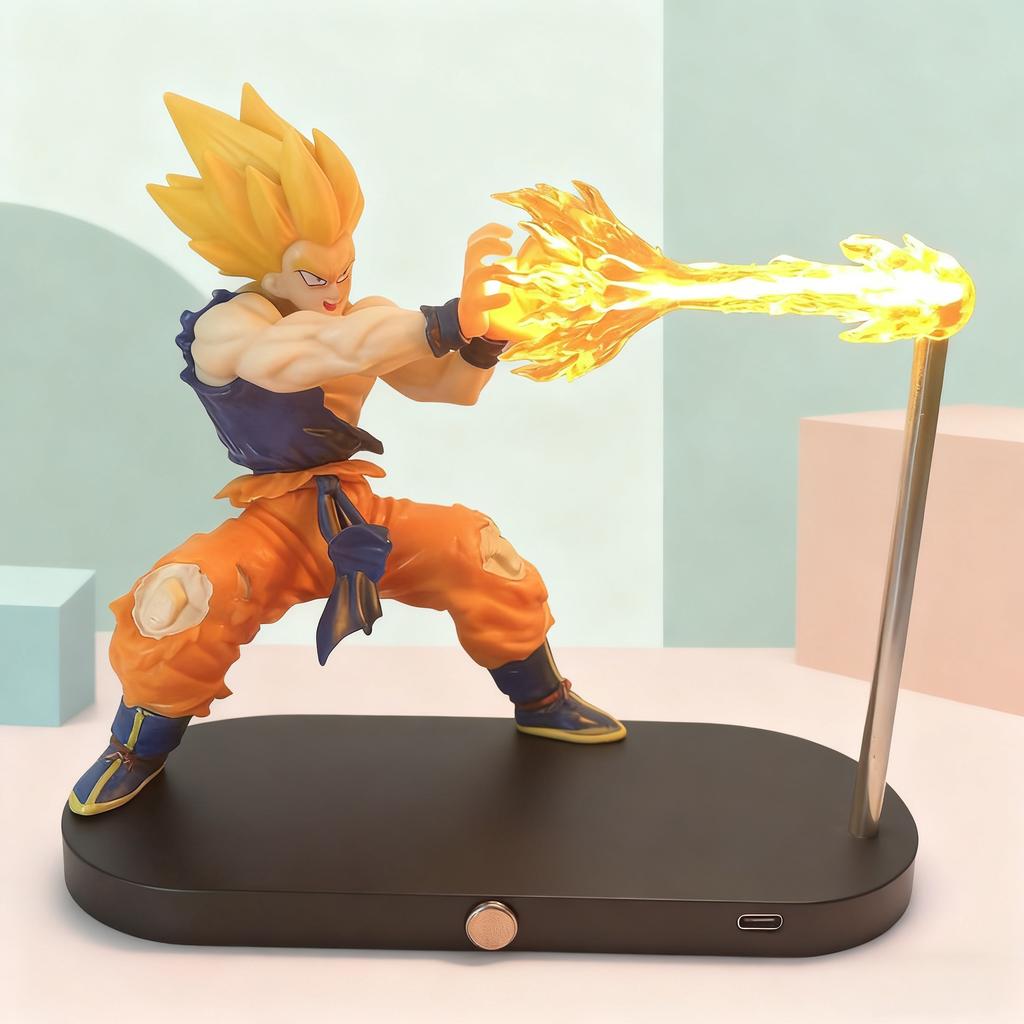 New Dragon Ball Goku Night Light Anime Model Doll for Tabletop Decorations Creative Night Light for Boys' Birthday Gifts