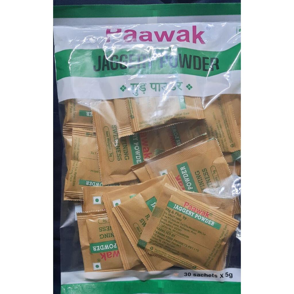 RSINC Jaggery Powder Sachets, 150G / 5.2oz [30 Sachets, 5 Grams Each] JL186823415480