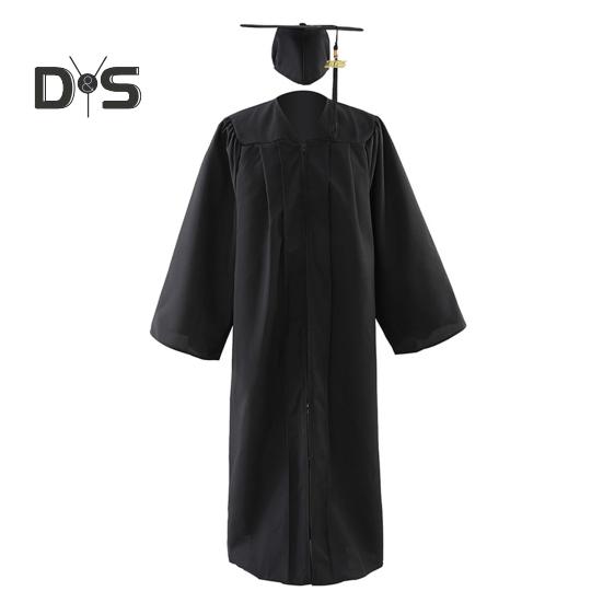 Выпускной мантии, шапочка с кисточками, комплект для выпускного 2025 года, костюм для переодевания, академическое платье унисекс для старшей школы и университета
