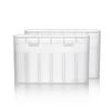 6-Cell 18650 Battery Storage Box, Transparent White
