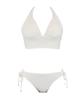Swimwear Bikini Natural But Firm Up White [Sanai Paradise] Set, [Natural Bra], Non-wired Bikini, 55-53-3-1653,
