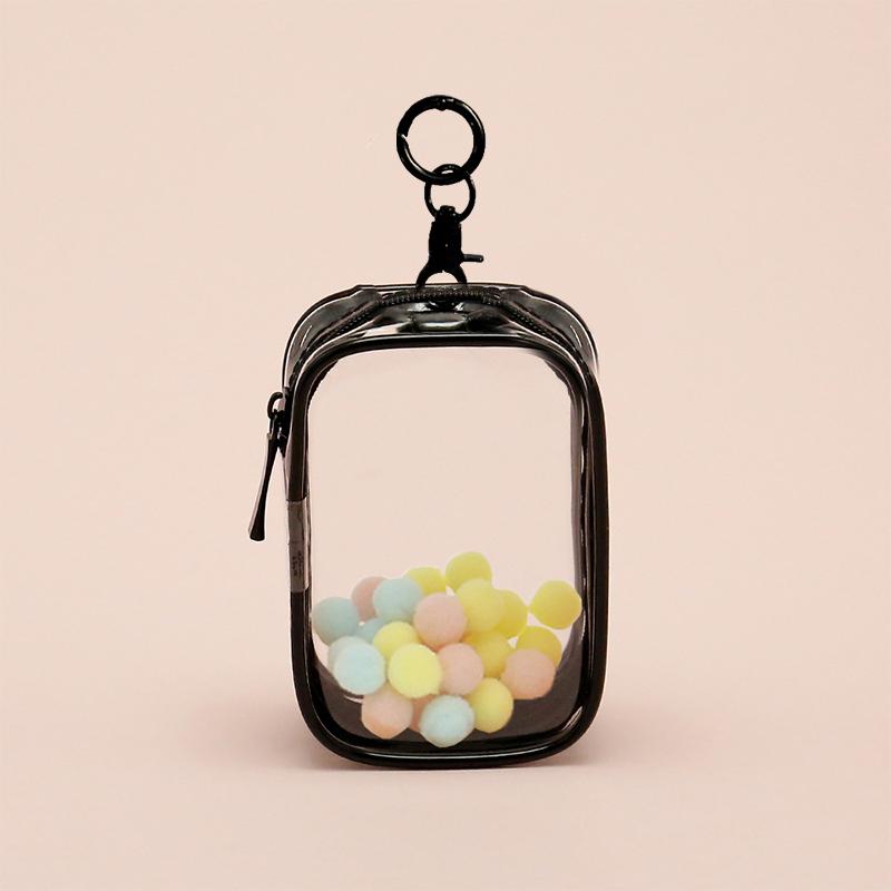 Jewelry Organizer Transparent Storage Box Pouch Mystery Box Keychain Bag Storage Case Thicken Wallet Cute Doll Bag Organization