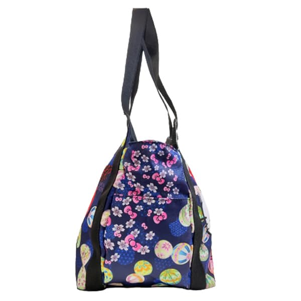 Sanrio SANRIO Tote Bag Balloon Bag Hello Kitty Kuromi My Melody Pompompurin Mermaid Japanese Pattern Kitty x [RINRE] Women's (Hello Maiko)