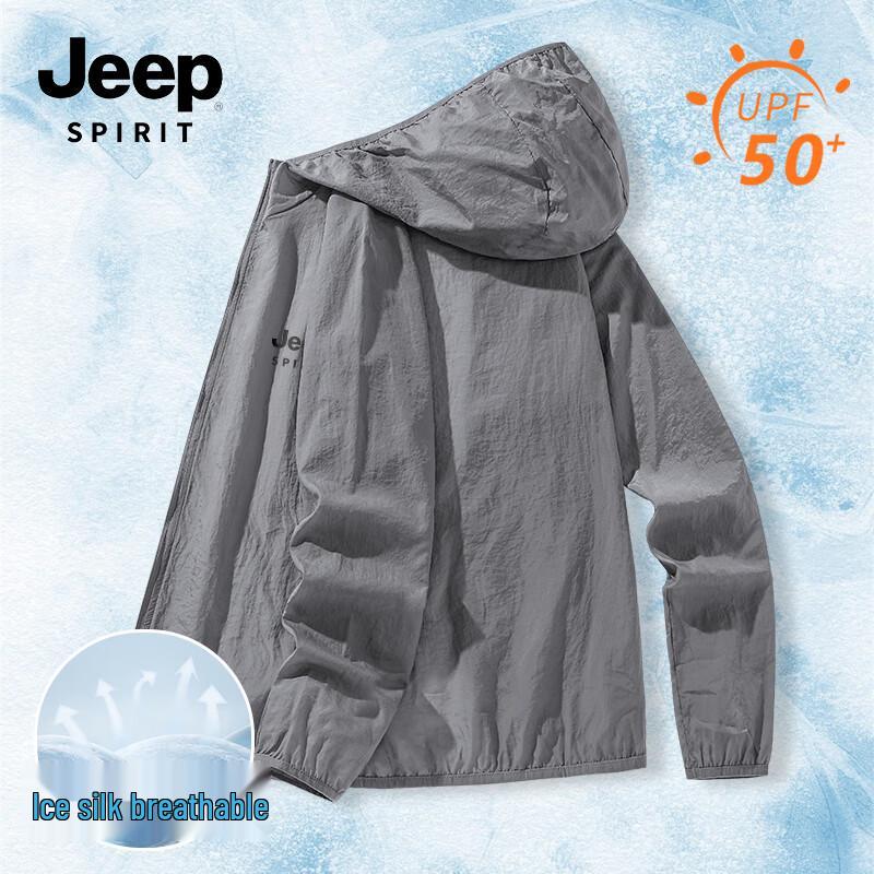 JEEP SPIRIT Мужская летняя дышащая куртка с защитой от солнца