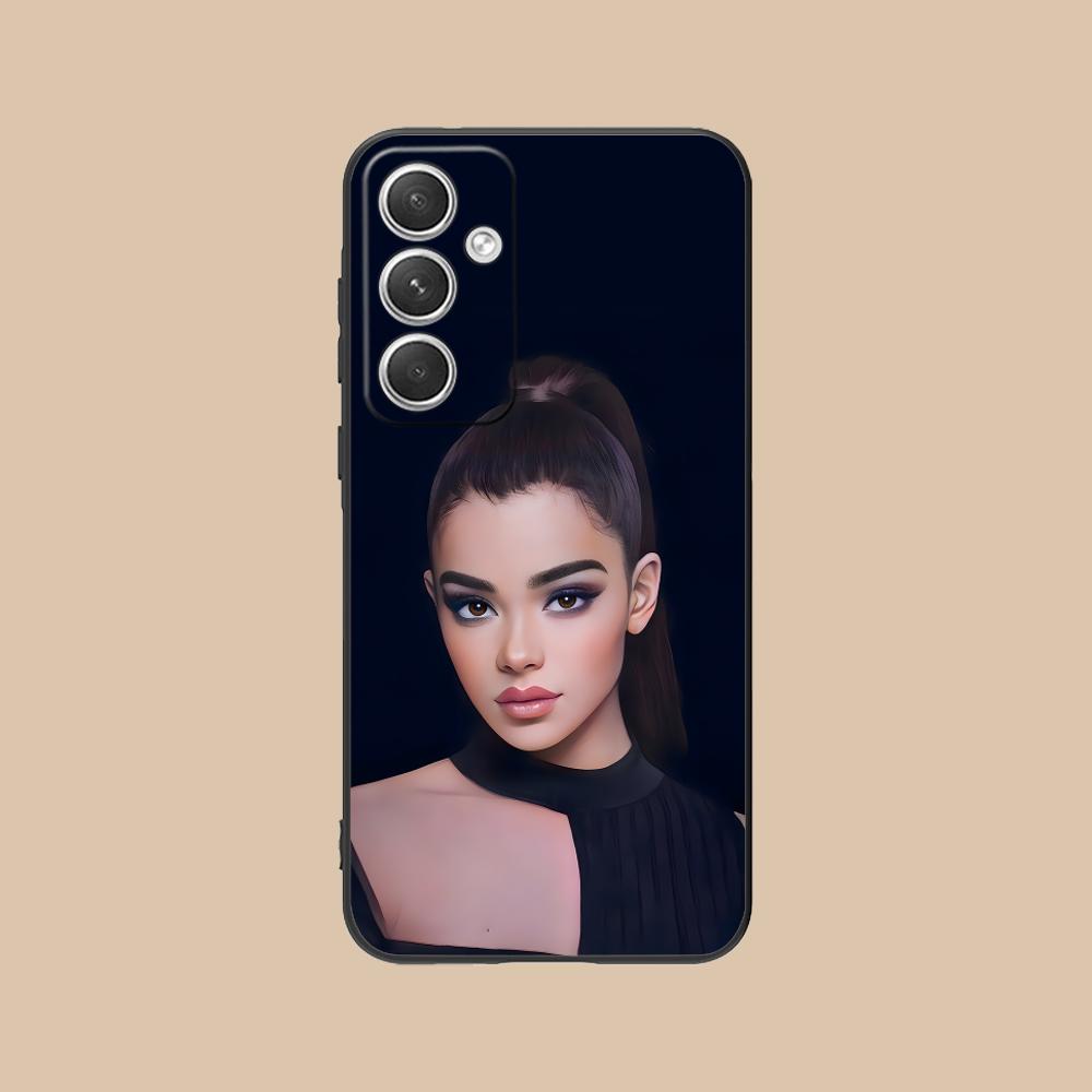 Матовый чехол из ТПУ для мобильного телефона Hailee Steinfeld для Samsung Galaxy S26 S25 S24 S23 S22 S21 S20 Note20 Plus FE Ultra Цветная крышка