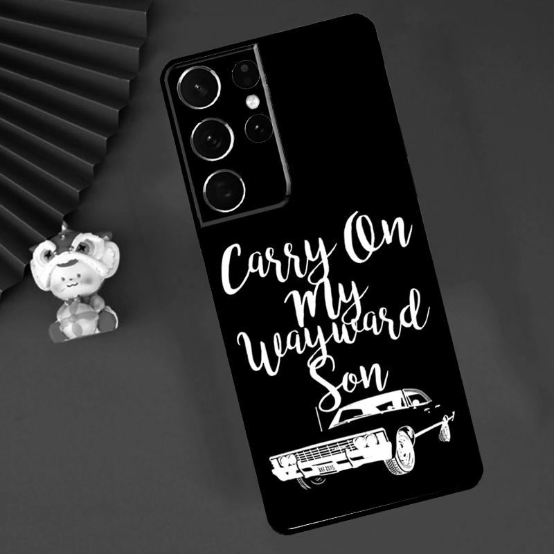 Сверхъестественное CARRY ON WAYWARD SONS Чехол Для Samsung Galaxy S24 S23 S25 S26 Ultra S20 FE S21 S22 Plus S10 S25 FE Чехол Funda