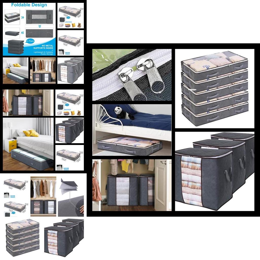 Durable Non-woven Fabric Bedside Storage Box For Clothing And Other Miscellaneous Items