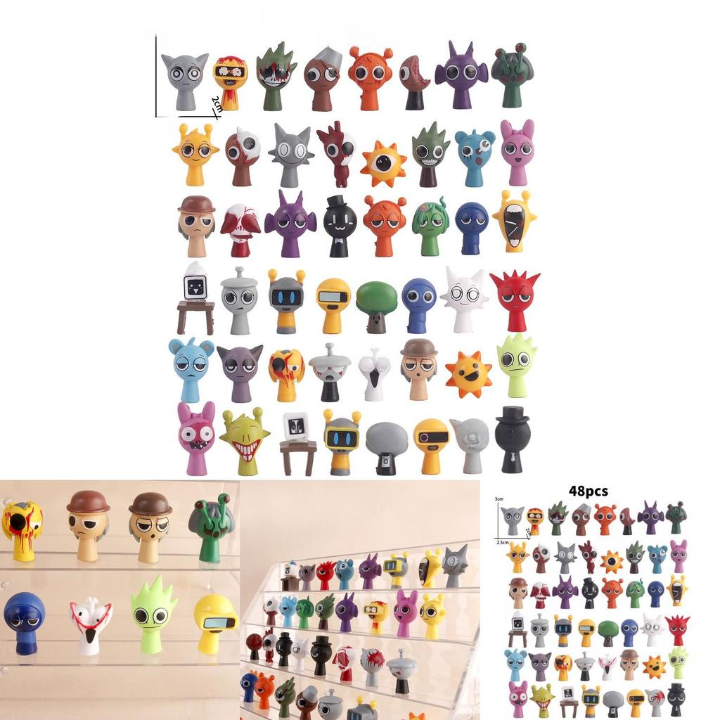 Sprunki Коллекция Музыкальная шкатулка с животными ПВХ Игрушка для детской игровой комнаты