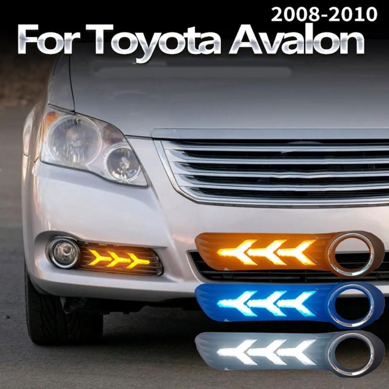For Toyota Avalon 2008-2010 LED Daytime Running Lights DRL Fog Lamps Turn Signal Light Accessories