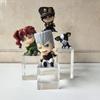4 шт./Набор Jojo Stardust Crusaders Фигурки для сна на плечо Большеголовые Чиби Джотаро Какёин Польнарефф Игги Аниме Гашапон Игрушки Подарки