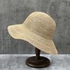 Большой размер Интернет-знаменитость Натуральная форма Тонкая шляпа-бассейн из рафии Крутая шляпа Женская Летняя Пляжная Прогулочная Солнечная Соломенная Шляпа