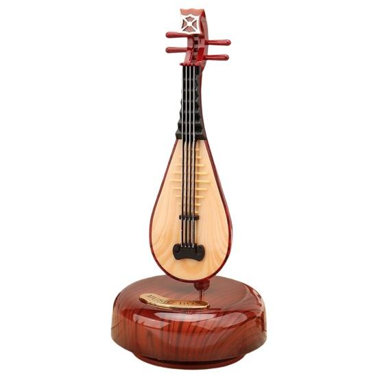 Прочная музыкальная шкатулка для скрипки украшает вращающуюся музыкальную функцию