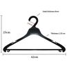 Multifunctional Plastic Clothes Hangers Sturdy Frame Non Slip Grooves 20 Pack Practical Housewarming Gift for New Homeowners