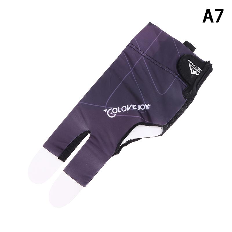 Бильярдные перчатки для левой руки, три пальца для снукера, бильярдные перчатки, нескользящие наклейки, эластичные тренировочные перчатки для бильярда, аксессуары