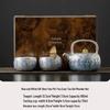 Zhou Hongjie Dunhuang Gilt Lotus Phoenix 3-Piece Teapot Tea Set