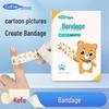 Kefu Водонепроницаемый дышащий детский пластырь с мультяшным рисунком для ухода за ранами