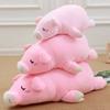 [Funny] 40~60cm Baby Lovely Plush Animal Lying Down Sleeping Pink Pig Dolls Soft PP Cotton Stuffed Hold Pillow Toy Girl Gift