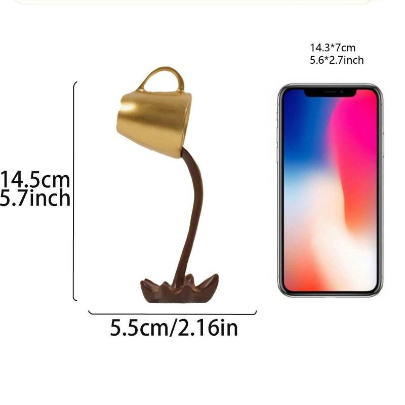 Floating Spilling Coffee Cup Sculpture Kitchen Decoration Spilling Magic Pouring Splash Creative Desktop Decor Home Decoration