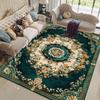 European Flower Carpets for Living Room Plant Pattern Decoration Carpet Home Sofa Area Foot Mat Bedroom Non-slip Soft Large Rugs