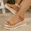 Fashion Women's Sandals Fashion Rivets Platform Sandals Women Plus Size 36-42 Thick Bottom Summer Sandles Woman Ankle Buckle Sandalias