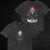 Funny Anime Dandadan Ayase Momo Graphic Print T-shirt Men Women Vintage Washed O-neck Cotton Streetwear Hip Hop Harajuku Fashion Oversized Top