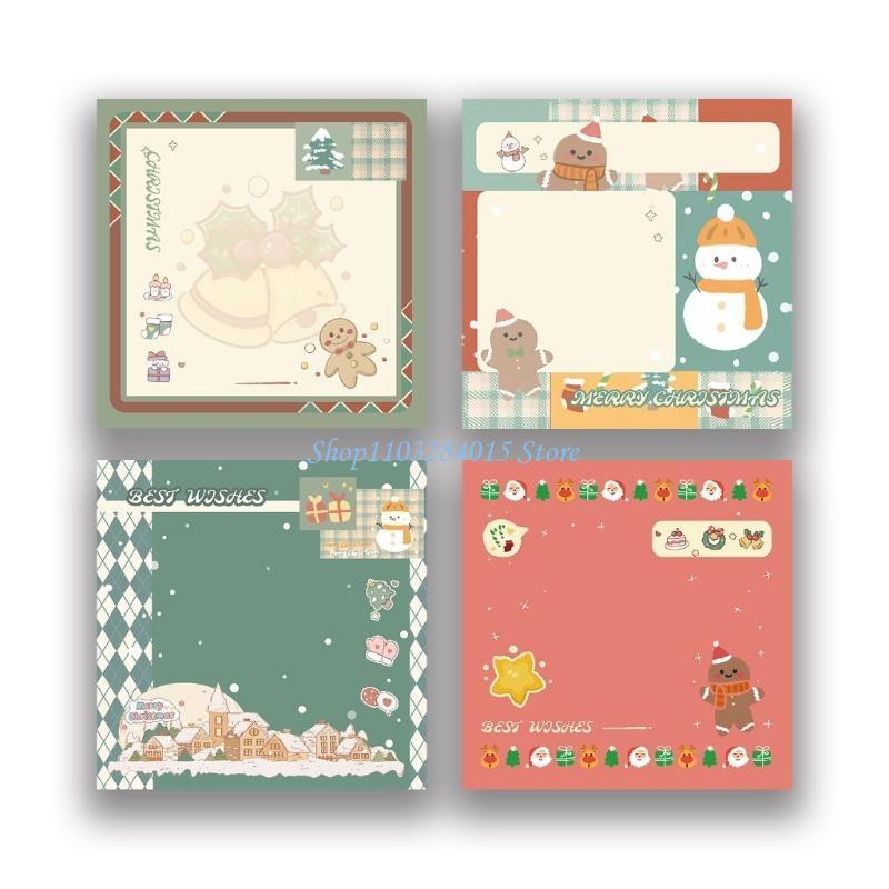 R6FF Christmas Write Sheets for Planner Notebook Decoration Safe Materials Design