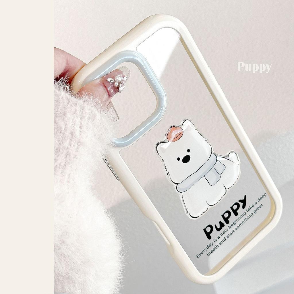Cute Three-dimensional for IPhone15 for Apple 16 Mobile Phone Case 17ProMax Couple Cartoon 11 Acrylic