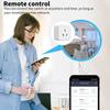 Tuya Zigbee Smart Socket Au Plug Приложение Smartlife Беспроводной пульт дистанционного управления Выходная мощность Мониторинг мощности Время работы с Aleax