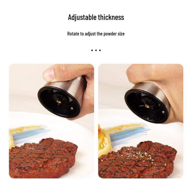 Нержавеющая сталь с титановым покрытием, мельница для специй, для морской соли и черного перца