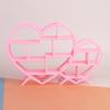 Mini Antique Shelf Ornaments Dollhouse Mini Heart Display Stand Storage Shelf Model Doll Furniture Micro Scene Decor Props