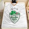Фланелевое одеяло SpVgg Greuther Fürth, Высококачественное, Удобное для всех сезонов, Декор для дома, Тепло и комфорт