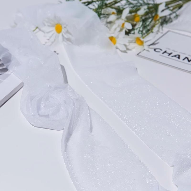 Чулки 0D летние ультратонкие с ластовицей в одну линию белые чулки тонкие сексуальные белые шелковые колготки пальцы полностью прозрачные