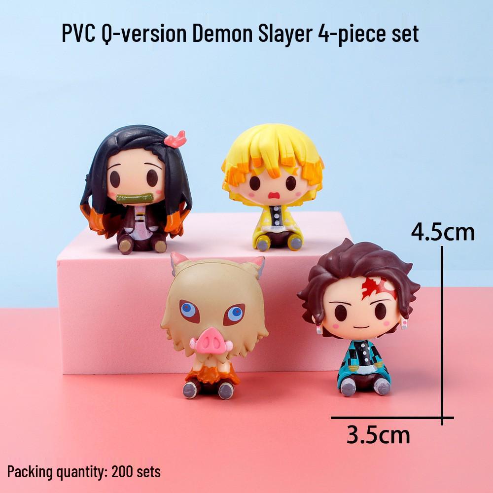 Q Version Tokyo Revengers, Demon Slayer, Haikyu!! Shoulder-Resting Blind Box Figurines