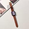 Мягкий ремешок из кожи ягненка с узором "лисички" для Apple Watch iWatch SE/11/10/9/8/7/6/5/4 - Осенне-зимняя коллекция