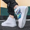 2024 Новые повседневные мужские туфли в стиле аниме, размер 36-44, женская спортивная обувь в стиле аниме для ролевых игр, повседневная спортивная обувь с высоким берцем для пар