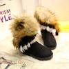 New Snow Boots Snow Boots, Imitation Fox Hair Women's Boots, Medium Boots Women's Boots