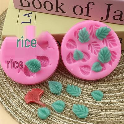 Молды из смолы для мастики в виде цветов и листьев: Высокотемпературные инструменты для глины и эпоксидной смолы.