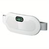 Cordless Electric Waist Belt Massager - Portable Fast Heating Pad with 3 Heat Levels, 3 Massage Modes, Back and Belly Heating