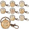 18 Pcs Christian Keychain Bulk Bible Verse Keychains Religious Keychain Scripture Quote Inspirational Gifts Supplies For Men Wom